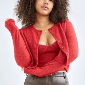 Wilfred Sicily Cardigan Red M